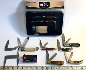Pocket Knives LOT Vintage and NEW Browning,Buck,Kabar,Barlow,Boker NR! - Picture 1 of 24