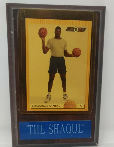 SHAQUILLE O'NEAL PLAQUE ORLANDO MAGIC BASKETBALL NBA SHAQ 1993 DRAFT PICKS CARD Cover