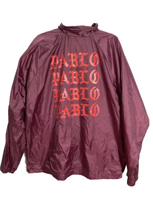 Jaqueta Kanye West Life Of Pablo Coaches Borgonha Tamanho 2XL Nova York Pop Up Exclusiva - Imagem 1 de 4