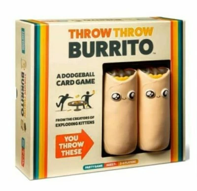 Throw Throw Burrito by Exploding Kittens - A Dodgeball Card Game New Open Box - Image 1 of 4