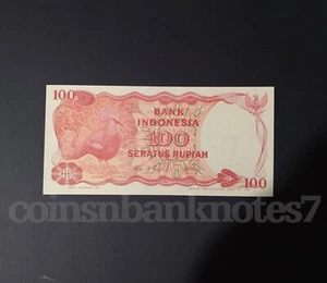 1984 Indonesia 100 Rupiah Banknote P122,  Uncirculated / Pigeon - Picture 1 of 3