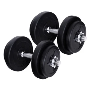 Everfit 20KG Dumbbells Dumbbell Set Weight Training Plates Home Gym Exercise - Picture 1 of 9