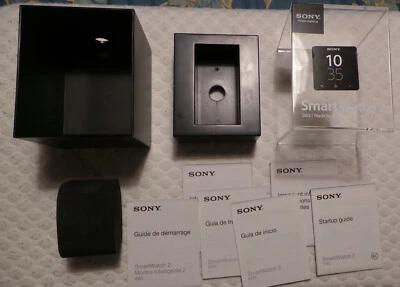 Packaging only for Sony SW2 Smart Watch 2 - packaging only no watch - Image 1 of 4