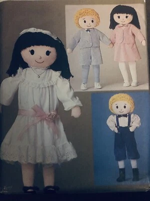 Muñecas y ropa Butterick 3583 estilo victoriano RAG 32" niño o niña FF UC Foto 1 de 4