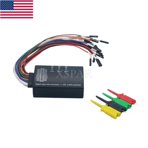 Mini 16 Logic Analyzer USB 100M Max Sample Rate 16CH Version 1.1.34 US-ship - Picture 1 of 8