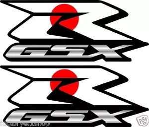 2 Custom Japan Flag GSXR Decals Stickers 600 1000 hayabusa 1300 Japanese 750 - Picture 1 of 1