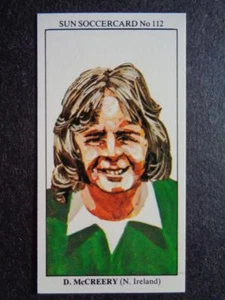 The Sun Soccercards 1978-79 - David McCreery - Northern Ireland #112 - Picture 1 of 2