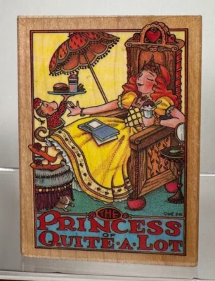 All Night Media ~ 827H Princesa de bastante lote sello de goma ~ P2 Foto 1 de 2