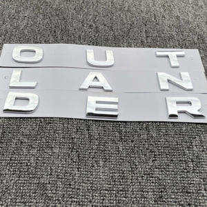 For Mitsubishi 2022-24 Outlander Hood Letter Silver Badge Nameplate Emblem Sport - Bild 1 von 8