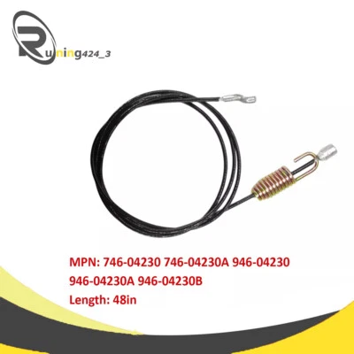 SNOWBLOWER SNOW THROWER AUGER CABLE FITS MTD 746-04230 946-04230 946-04230A - Image 1 of 4