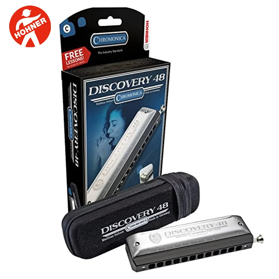 Hohner 7542BX-C Chromonica Series Discovery 48 Key of C Chromatic Harmonica - Image 1 of 1