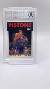 1992-93 Topps Archives #86 Dennis Rodman Autograph BAS Certified Encased. HOF - Picture 1 of 4