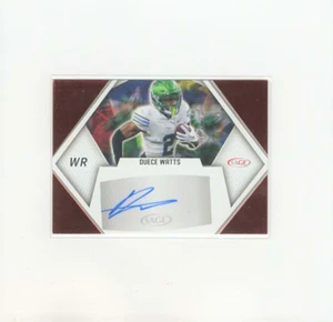 2023 Sage High Series Red Autograph Duece Watts #A-DW3 Auto - Picture 1 of 2