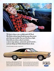 1967 Ford LTD Hardtop 2-Door Authentic Print Ad Car 11”x14” - Picture 1 of 3