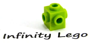 10 LEGO Lime Brick 1 x 1 with Studs on 4 Sides Bouquet (4733 10280) - Picture 1 of 1