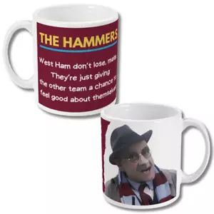 West Ham Mug Cup Hammers Football Fan Supporters Gift Funny Alf Garnett Quote - Picture 1 of 4