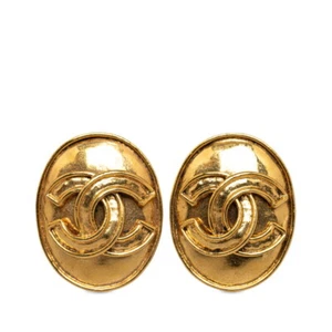 CHANEL vintage COCO Mark Earring Women 【Used】 - Picture 1 of 4