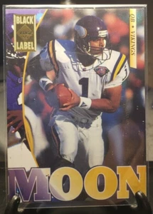 1995 Collectors Edge Black Label 22K QB Warren Moon ##124 Minnesota Vikings - Picture 1 of 2