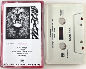 🔥 VINTAGE Santana Evil Ways Cassette Tape 1969 Columbia Records PCT-00692 CLEAN - Picture 1 of 7