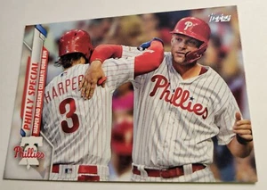 2019 Harper & Hoskins Topps Card #446 Philly Special Phillies Baseball Vintage - Picture 1 of 3
