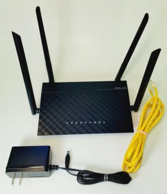 ASUS RT-AC1200 Wireless Dual Band Router Bundle with Power Adapter - Image 1 of 4