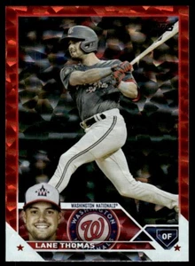 2023 Topps Series 2 /299 Lane Thomas Washington Nationals #437 R55 - Picture 1 of 2