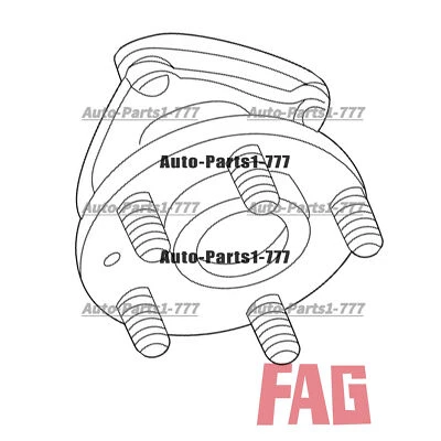 OEM FAG Front wheel bearings and wheel hubs For 2004-2009 Cadillac SRX 89047639 Foto 1 de 4