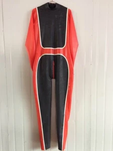Latex Rubber Gummi Black Tights Catsuit Bodysuit Cosplay Jumpsuit S--XXL - Picture 1 of 4