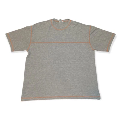 Arizona Jean Co Men’s Short Sleeve Thick Tee Gray w/Orange Threading Size XL - Image 1 of 4