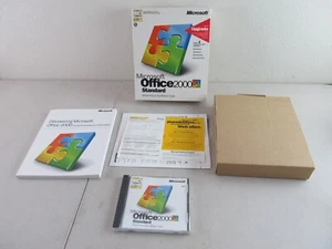 Microsoft Office 2000 Standard for Windows 95/98 CD-ROM + Big Box & Inserts - Picture 1 of 9