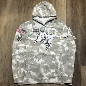 Authentic Nike Tampa Bay Buccaneers 2024 Salute to Service Hoodie Camo Pullover - Picture 1 of 9