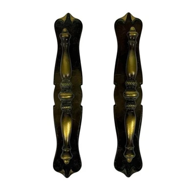 2 x Amerock Hammered Brass Vintage Drawer Pull Handle 1971 D219-425 176A - Image 1 of 4