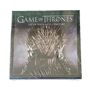 Neu Game of Thrones Set mit vier einzigartigen Untersetzern fabrikversiegelt Dark Horse HBO - Bild 1 von 3