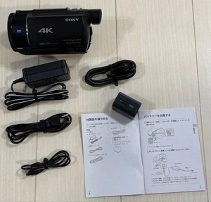 Sony FDR-AX55 4K Camcorder UHD Video Camera Used with Minor Scratches Strap - Picture 1 of 12