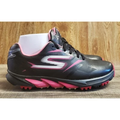 Zapatos de golf Skechers Go Golf Blade para mujer talla 7 negro rosa Foto 1 de 4