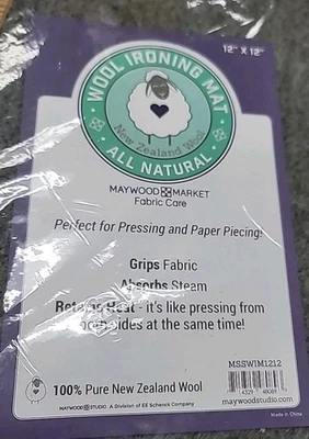 Maywood Wool Ironing Mat (New) 12" X 12" Perfect For Pressing & Piecing - Image 1 of 2