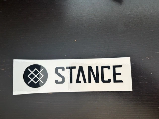 STANCEWEAR 6X1.75 ADESIVO MEIAS MOLETONS CALÇAS TOPS AO AR LIVRE - Imagem 1 de 1