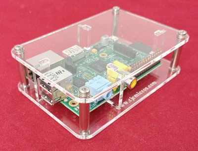 New/Old Stock Acrylic Raspberry Pi 1 Open Case/Enclosure for Model A or B - Image 1 of 4