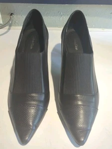 Calvin Klein Women's “Greta” Black Pointy Heel Booties/Shoes- size 9 - Picture 1 of 13
