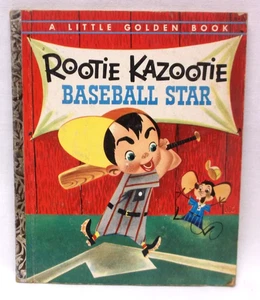 Rootie Kazootie Baseball Star Little Golden Book A Printing - Picture 1 of 1