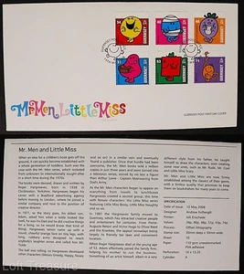 Guernsey Stamps: "Mr. Men - Little Miss" First Day Cover 2008 - Picture 1 of 3