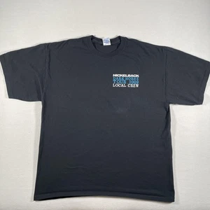 Nickelback Dark Horse Tour 2009 Local Crew Shirt Mens 2XL Black Band Tee Logo - Picture 1 of 12