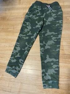 DSG Girl 14 Camouflage Joggers Green Drawstring Pockets - Picture 1 of 6