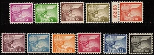 Canal Zone Stamps Scott # C21 - # C31 - Wing & Globe Airmails Set of 11 Mint - Picture 1 of 1