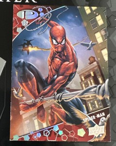 2021 (2023) Upper Deck Marvel Premier BASE #40 SPIDER-MAN 50/99