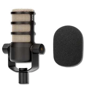 Rode PodMic Dynamic Podcasting Microphone with Rode WS2 Windscreen - Zdjęcie 1 z 5