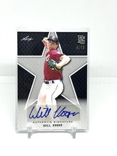 2020 Leaf Perfect Game National Showcase Black Auto /50 Will Koger #BA-WK2 Auto