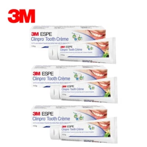 3M ESPE Clinpro Tooth Creme Toothpaste 3pcs Set Vanilla Mint Sodium Fluoride - Picture 1 of 4