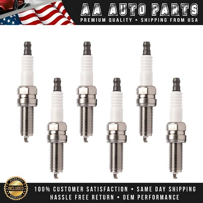 6PCS Iridium Spark Plug for Volkswagen Routan 2011-2014 3.6L 93175 LKR7DIX11S - Image 1 of 4