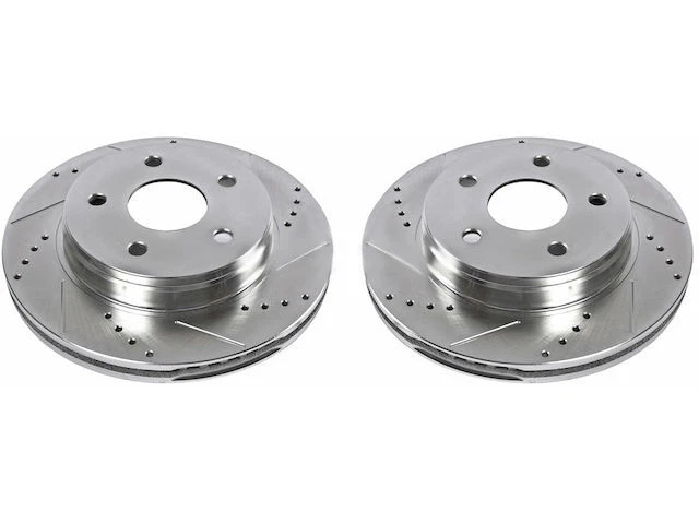 Front Power Stop Brake Rotor Set fits Ram 1500 2011-2018 35PWDS - Image 1 of 1